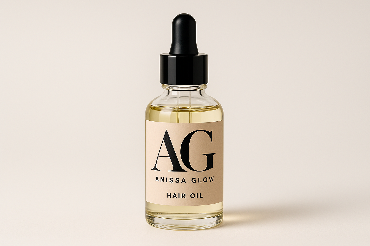 Clear Anissa Glow Hair Oil Dropper